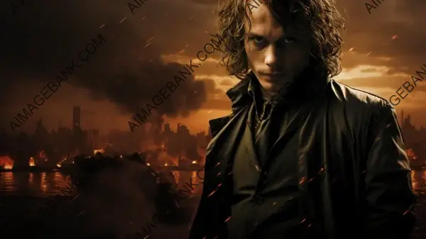 Elevate Your Space with Intensely Captivating Heath Ledger Wallpaper.