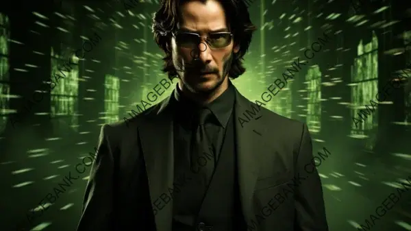 Design Mind-Bending Posters with Keanu Reeves in &#8220;The Matrix&#8221; Wallpaper.