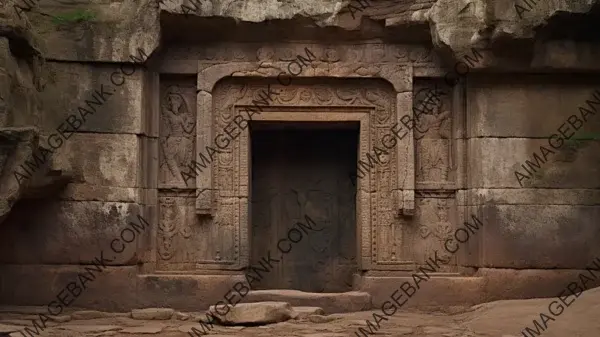 A Doorway of Enchantment Carved in Bedrock