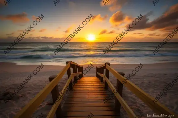 Miami Beach Welcomes a Beautiful Sunrise Over the Ocean Wallpaper