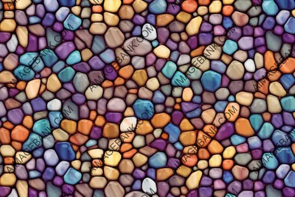 Gemstone Pattern Seamlessly Composed in Wallpaper