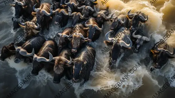 Awe-Inspiring Aerial Views of Wildlife Migration Wallpaper