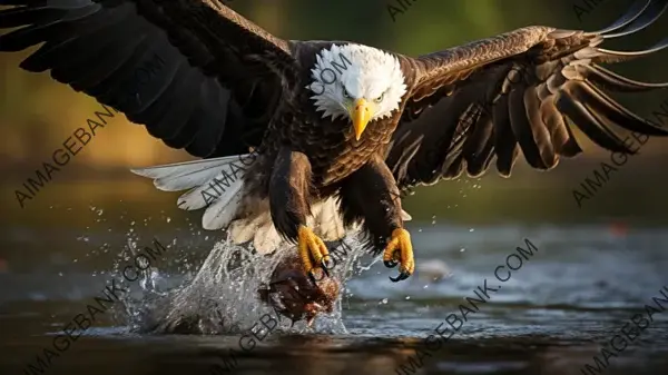 Awe-Inspiring Bald Eagle in Flight Wallpaper