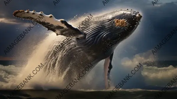 Breathtaking Humpback Whales Breach Wallpaper