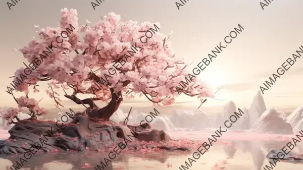 Serene Scenes with the Beauty of Sakura Blossoms in Wallpaper