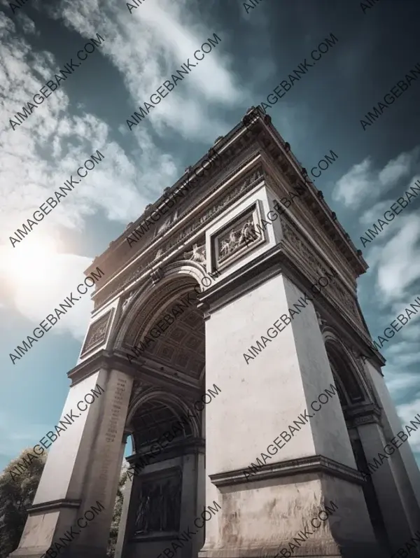 Parisian Majesty: Arc de Triomphe in France