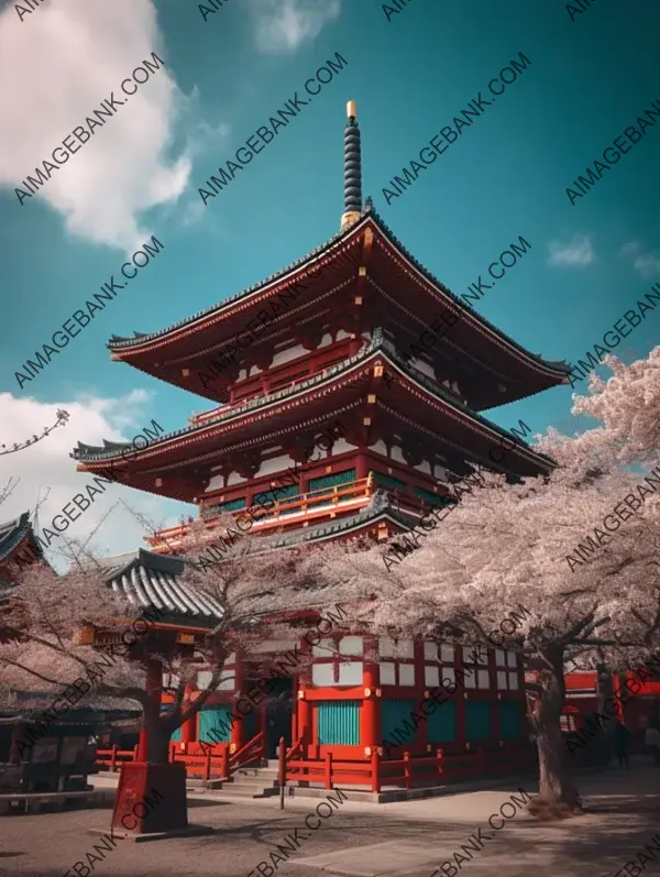 Exploring Asakusa Temple in Bright Realism