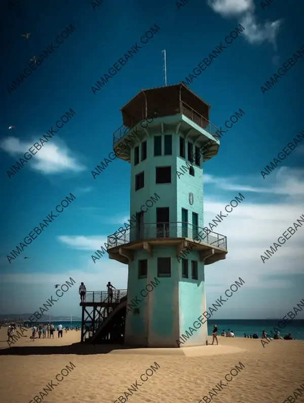 Bright and Sunny: Barcelona Beach Realism