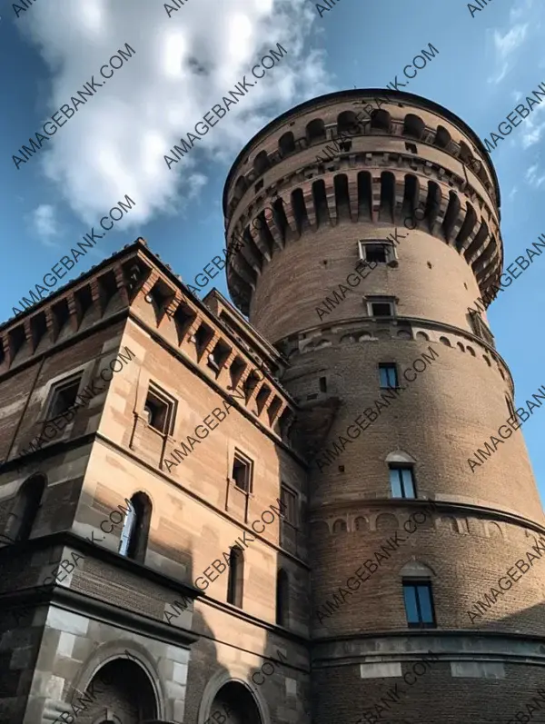 Capturing Castello di Sforza in Italy: Realistic Bright Photography