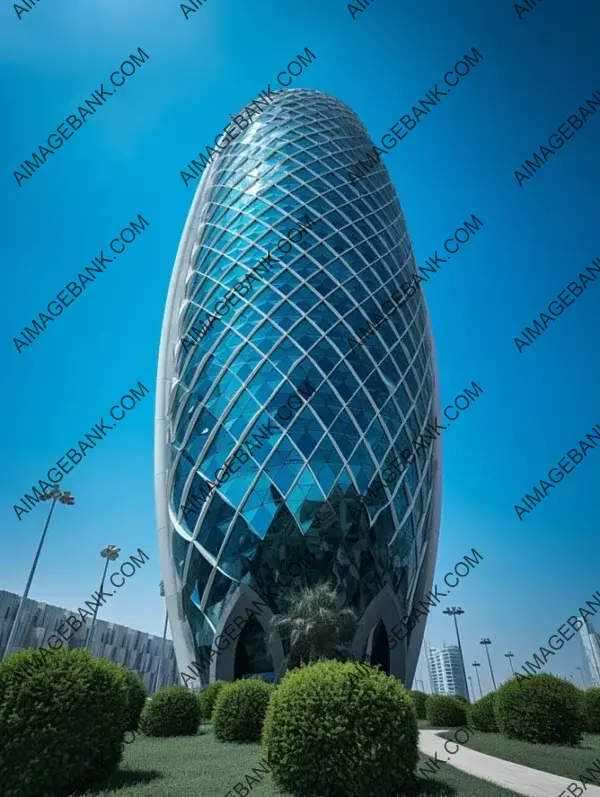 Captivating Dubai Capital Gate: Realistic Photography