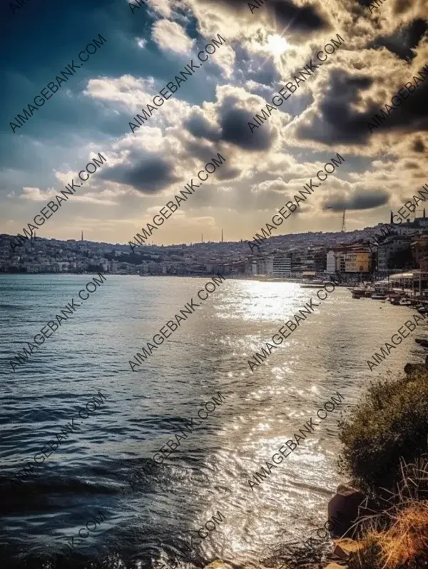 Golden Horn Bay Turkey: A Realistic Coastal Beauty in Bright Photography