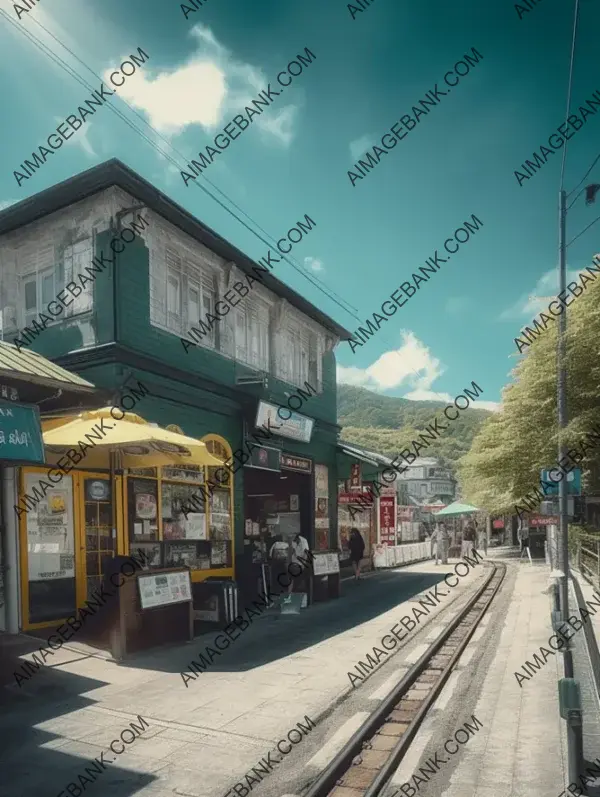 Realistic Impressions of Hakone Yumoto Station in Japan&#8217;s Shopping Street