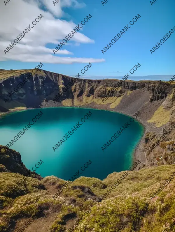 Realistic Impressions of Iceland Keri Volcanic Crater Lake