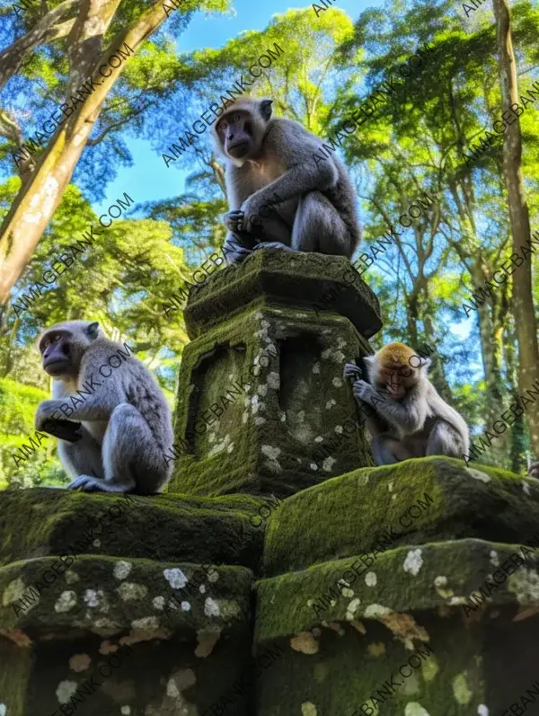 Exploring Indonesia Sacred Monkey Forest Park: Realistic Views in Photography