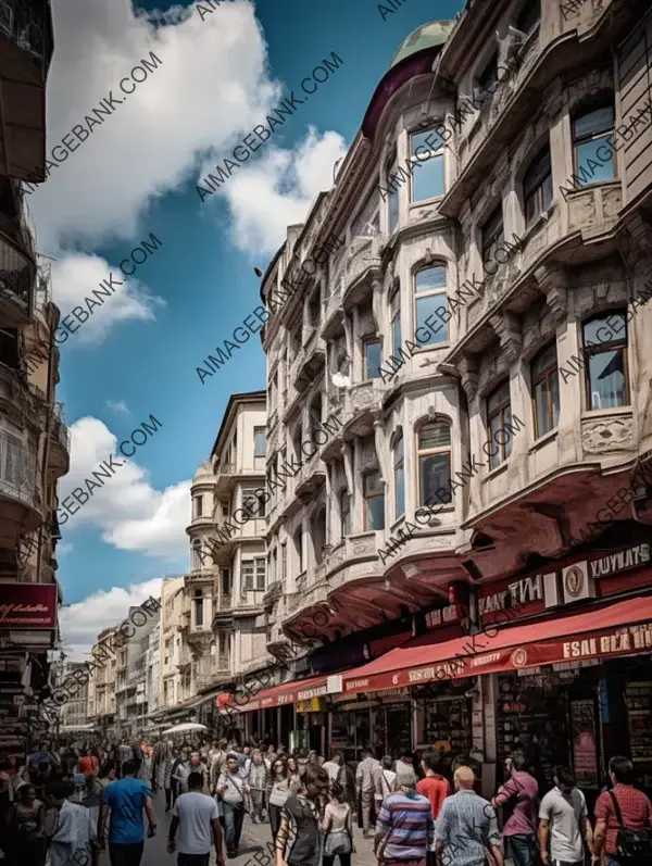 Realistic Impressions of Istanbul Turkey Istiklal Avenue