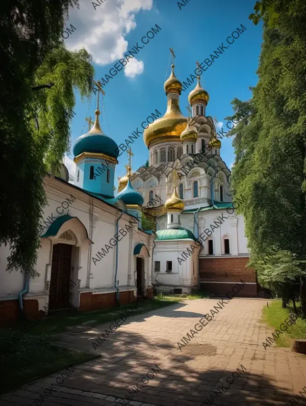 Moscow Sergiyev Posad Trinity Lavra Monastery: Realistic Grandeur