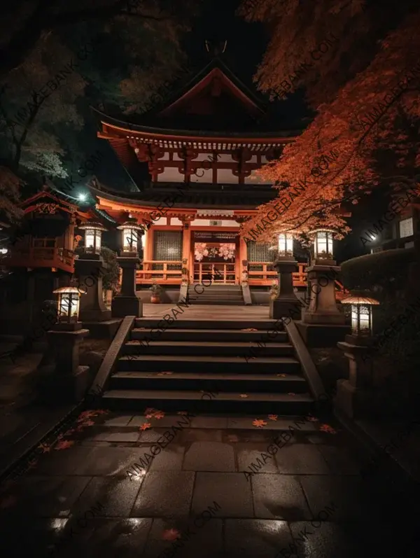 Night at Yasaka Shrine: A Snapshot of Tradition