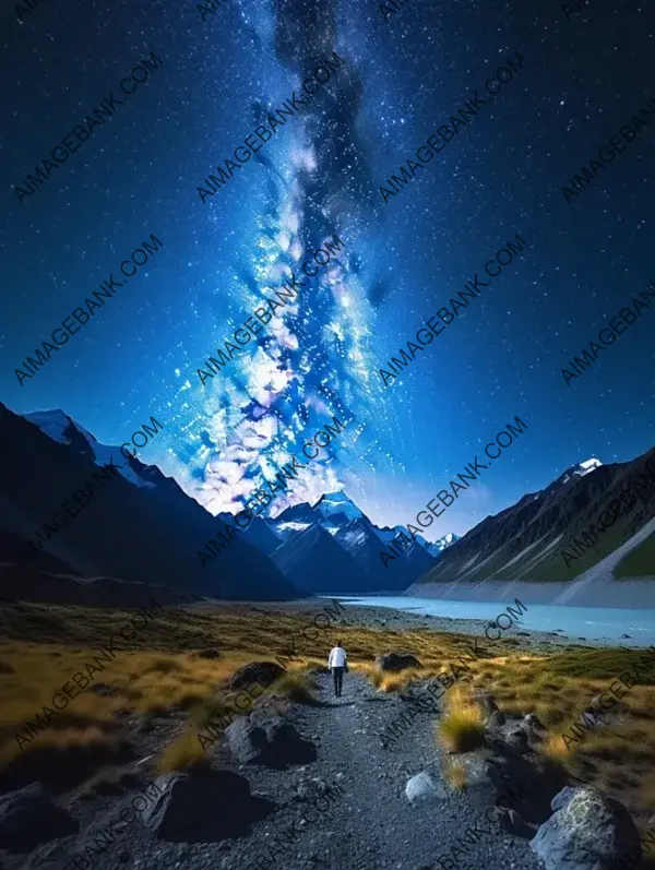 Stargazing in Mount Cook, New Zealand: Realism Photography