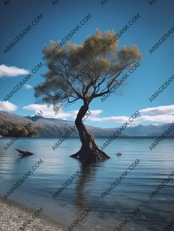 Wanaka Tree New Zealand Realism Photography: Natural Beauty