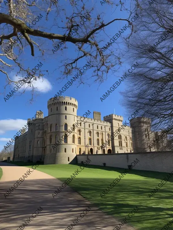 Windsor Castle Realism Photography Bright Natural Light: Historic Grandeur