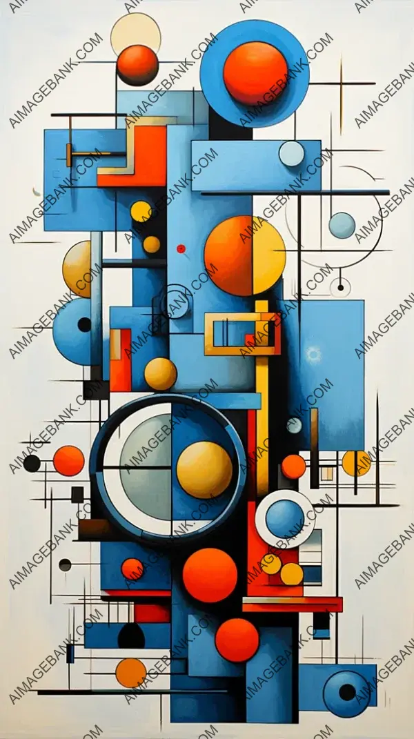 Mixed Media Cubism in Sci-Fi Op Art