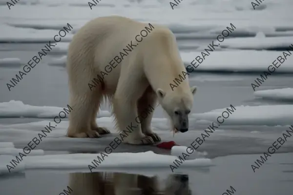 Polar Bear&#8217;s Captured Sorrow