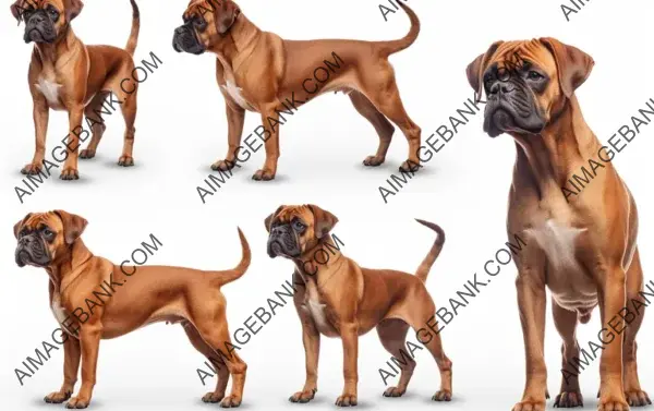 Portrait from Many Angles &#8211; Boxer Dog Puppy