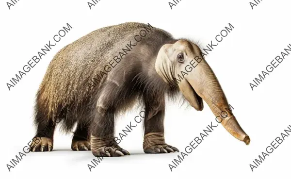 Unique Giant Anteater in Isolation