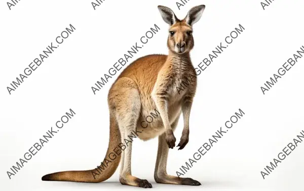 Elegant Kangaroo Silhouette