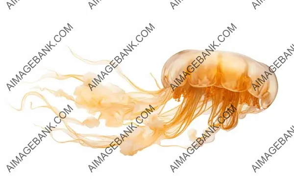 Sea Jellyfish with Graceful Tentacles