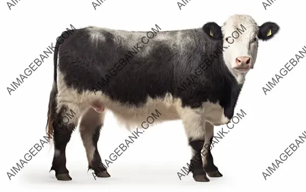 Belted Galloway Cattle: Showcasing Distinctive Black and White