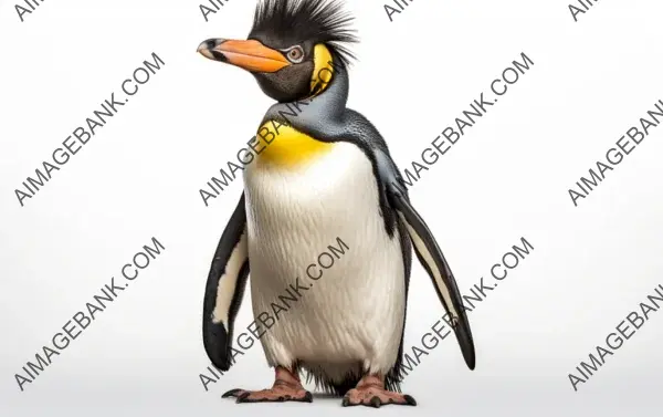 Penguin with Upright Crest