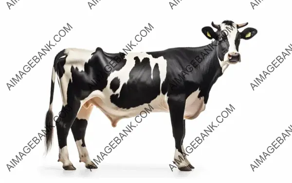 Holstein Friesian Cow: Tranquil Farm Majesty