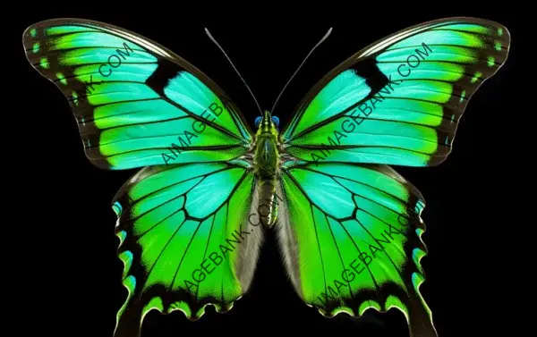 Malachite Butterfly: Vibrant Green Display