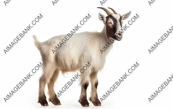 Pygmy Goat Playful Stance: Tiny and Playful