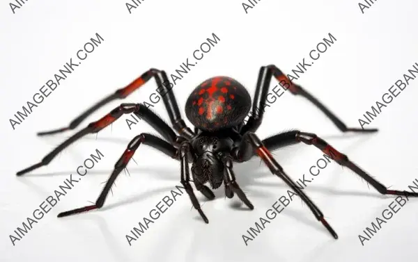 Black Widow Spider: Venomous Arachnid Close-Up