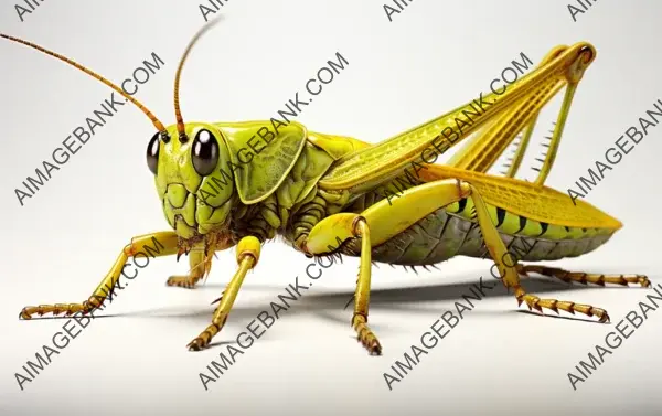 Iconic Representation of Locust Grasshopper: Insect Art