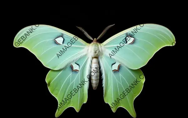 Luna Moth Flight: Aerial Elegance