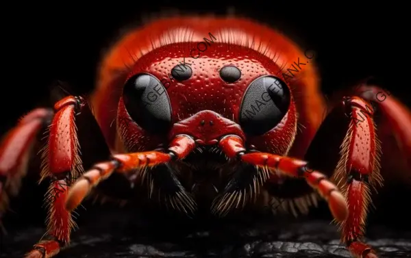 Red Velvet Ant Patterns: Insect Elegance
