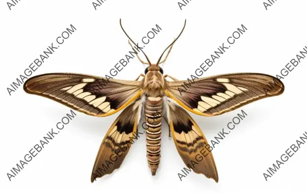 White-Lined Sphinx Moth Patterns: Insect Elegance