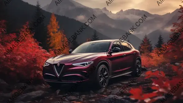 Alfa Romeo Stelvio Breaks Through a Blanket