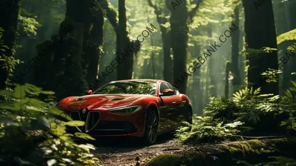 Alfa Romeo Tonale Embraced by Verdant Scenery