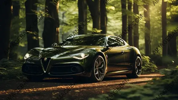 Alfa Romeo Tonale Immersed in Natural Green Beauty