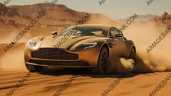 Aston Martin DB11 Races Through Desert Landscapes