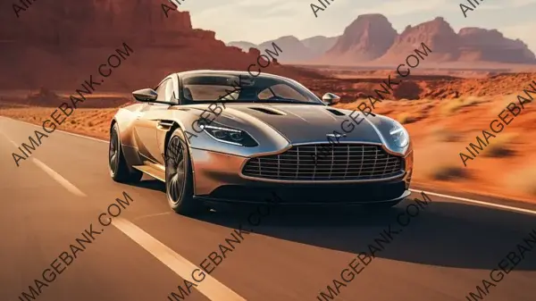 Aston Martin DB11 Roars Through Desert Land