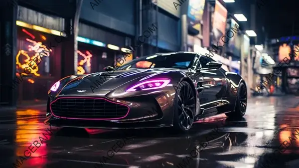 Aston Martin One-77 Takes Center Stage in Futuristic World