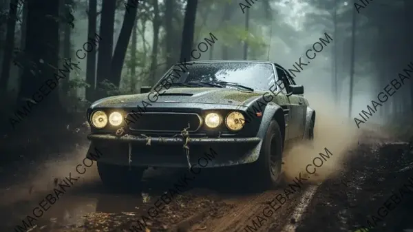 Drifting Through Desolation: Aston Martin V12 Vantage