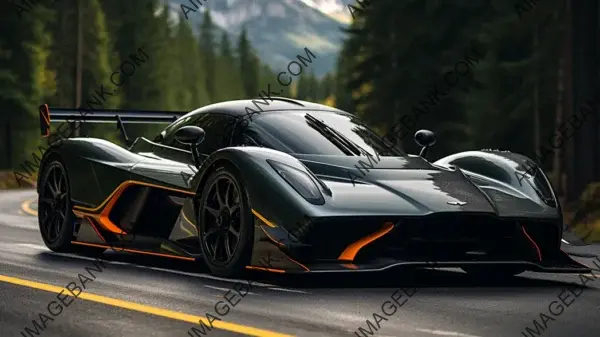 Aston Martin Valkyrie Roars Down the Mountain