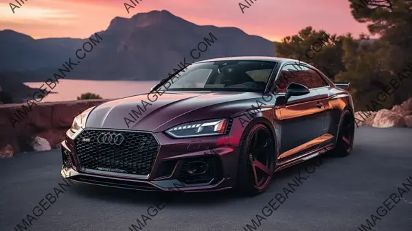 Custom Metallic Purple Audi S5 Coupe Stands Out