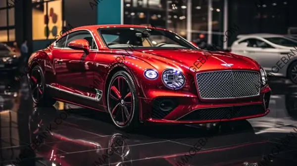 Bentley Azure Shining Brightly Under the Spotlight